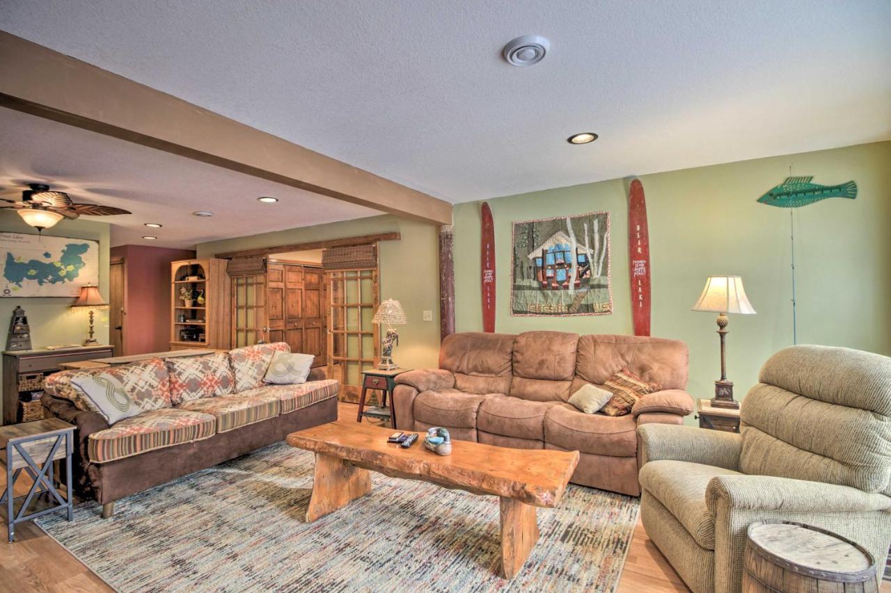 Lakefront Deer River Apt With Dock, Fire Pit And Patio Exterior photo